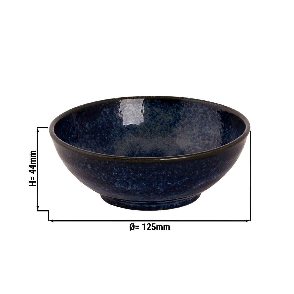 (12 stk.) Palmer Kiryu Bowl - 25 cl - Ø 12,5 cm - Blå