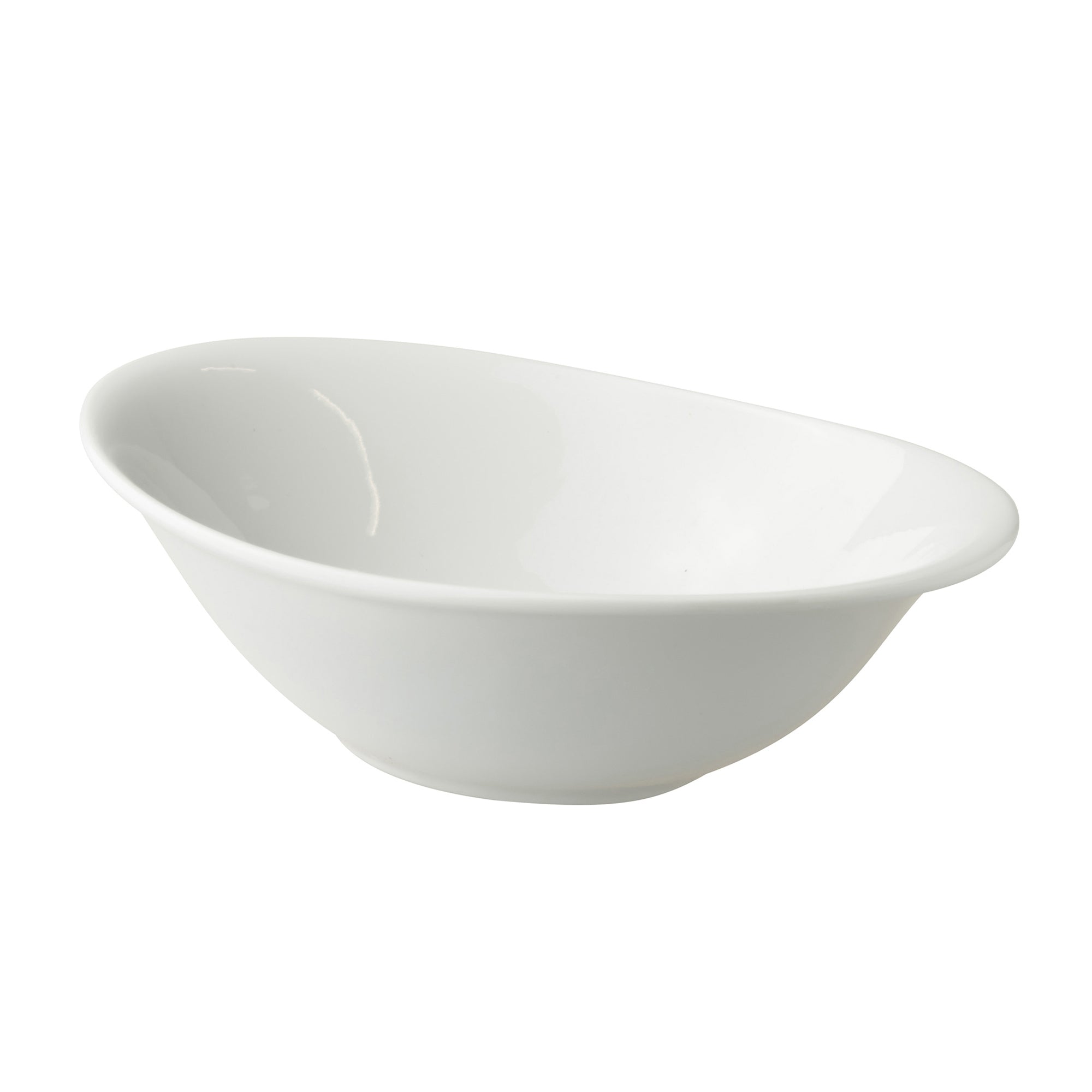 (6 stk.) WHITE DELIGHT - Skål - 210x135mm - 450ml - Hvid