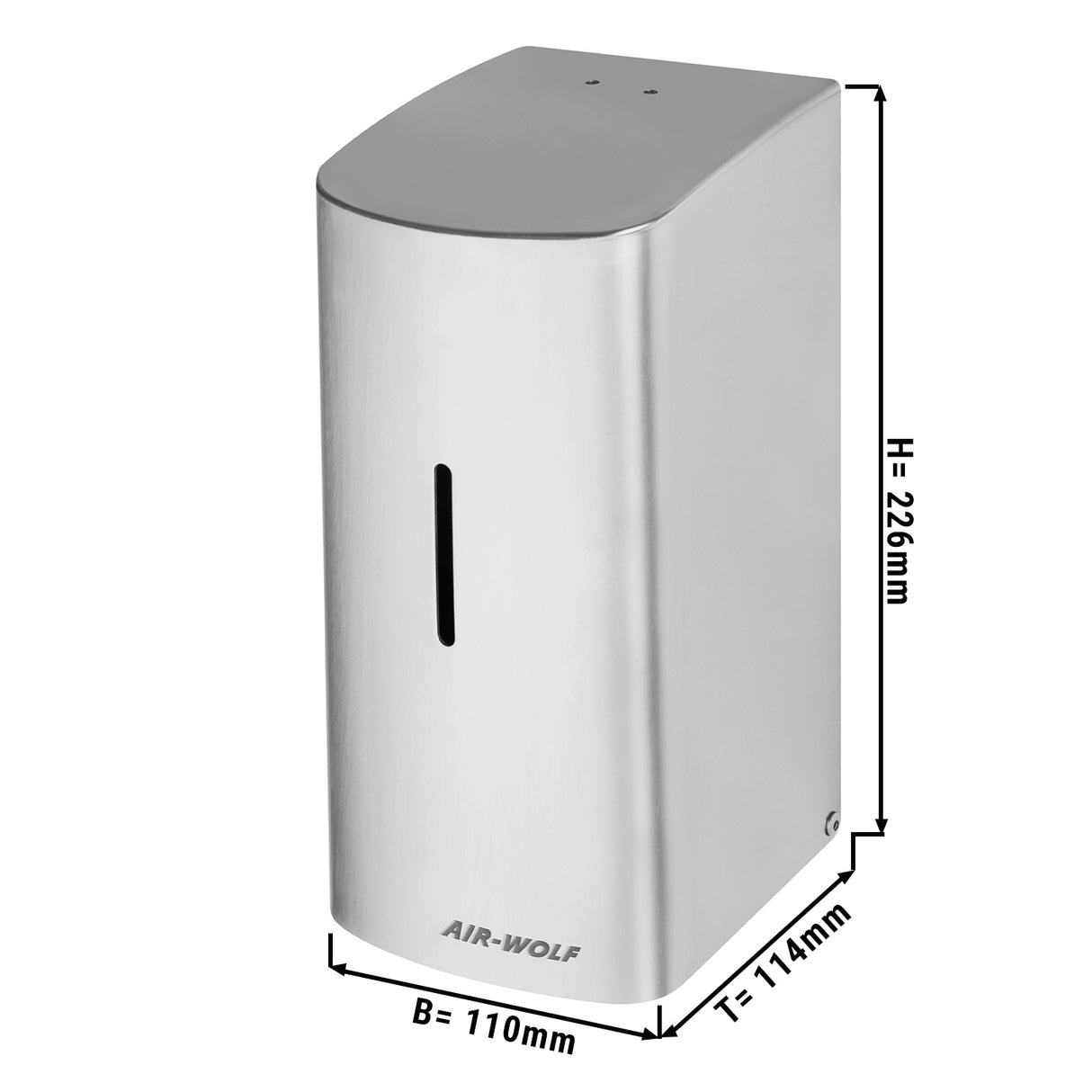 AIR-WOLF - Dispenser med sæbe og desinfektionsmiddel med sensor - 500 ml