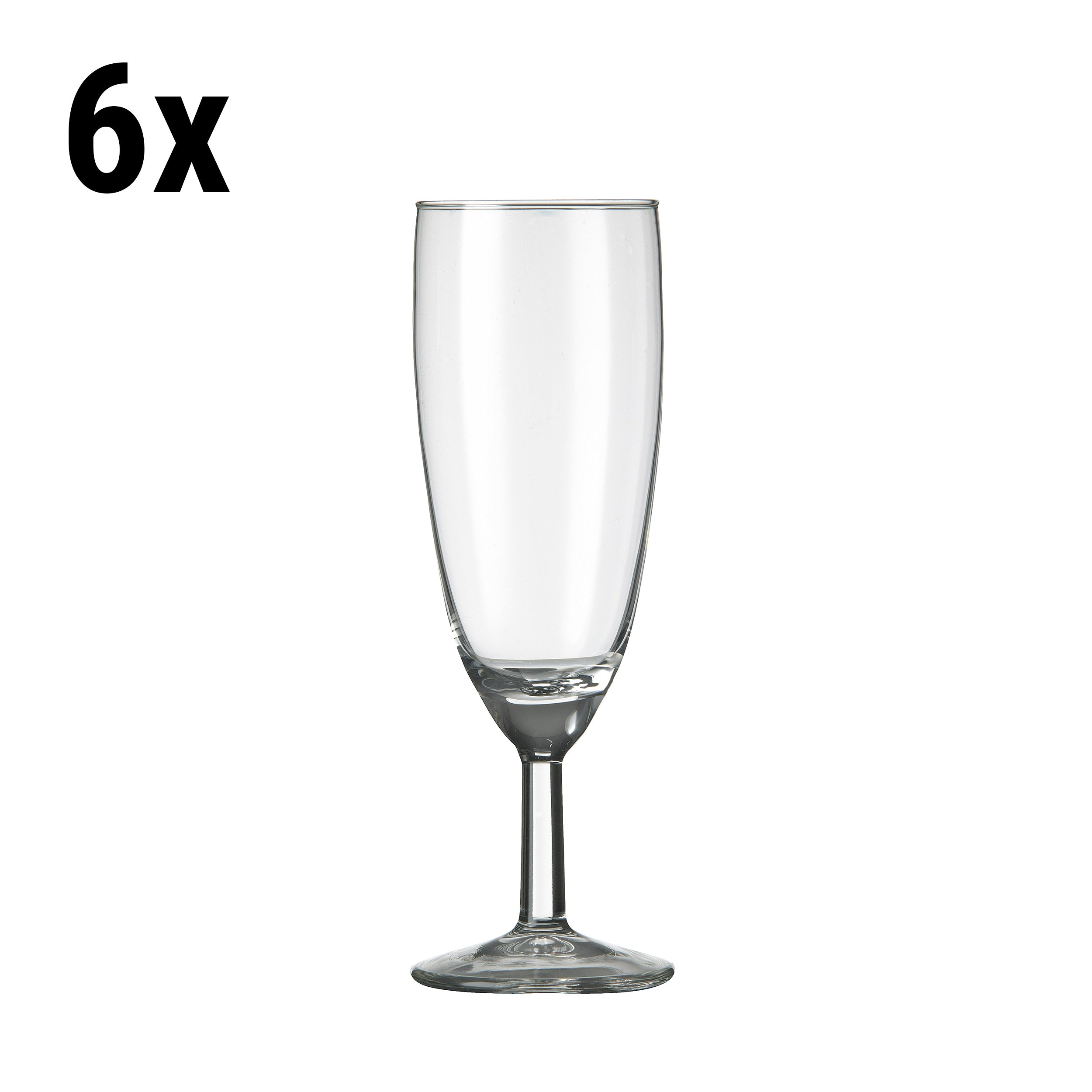 (6 stk.) Champagneglas - SAO PAULO - 160 ml
