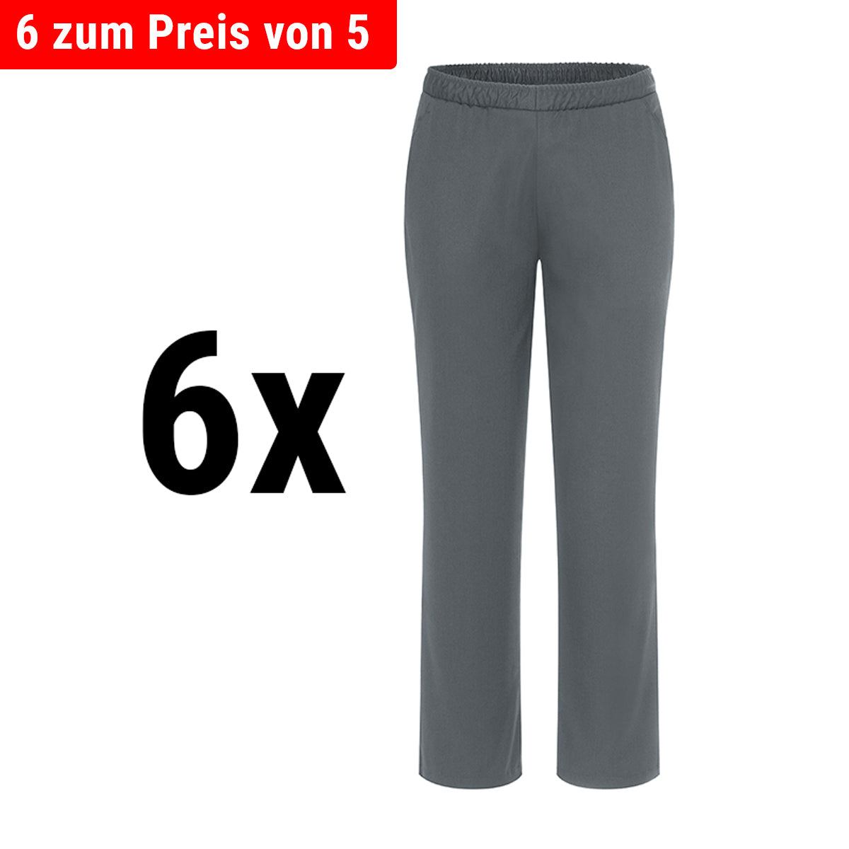 (6 stk) Karlowsky - Slip-on bukser Kaspar - Antracit- Str. XXL