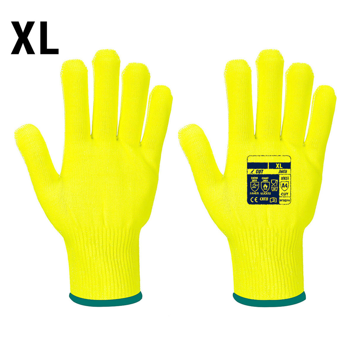 Skærefaste handsker Pro Cut - Gul - Størrelse: XL