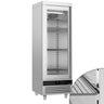Køleskab Rustfri Stål PREMIUM - 600 Liter - med 1 glasdør