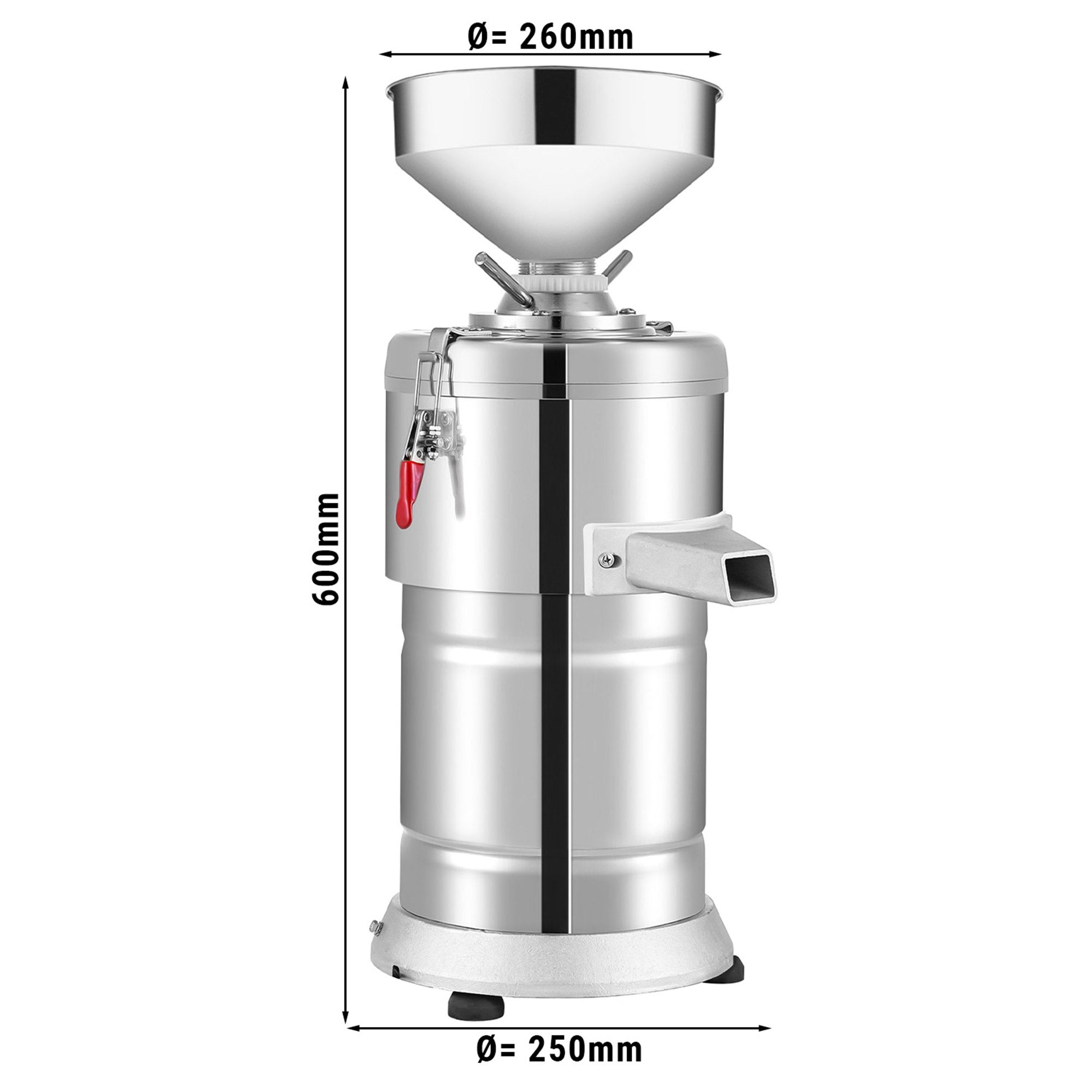 Sesam- og jordnøddesmørmaskine - 0,8 kW - 15 kg/t