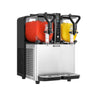 Slush ice maskine - 2x 3 liter - 400 W - Digital - Sort/Sølv
