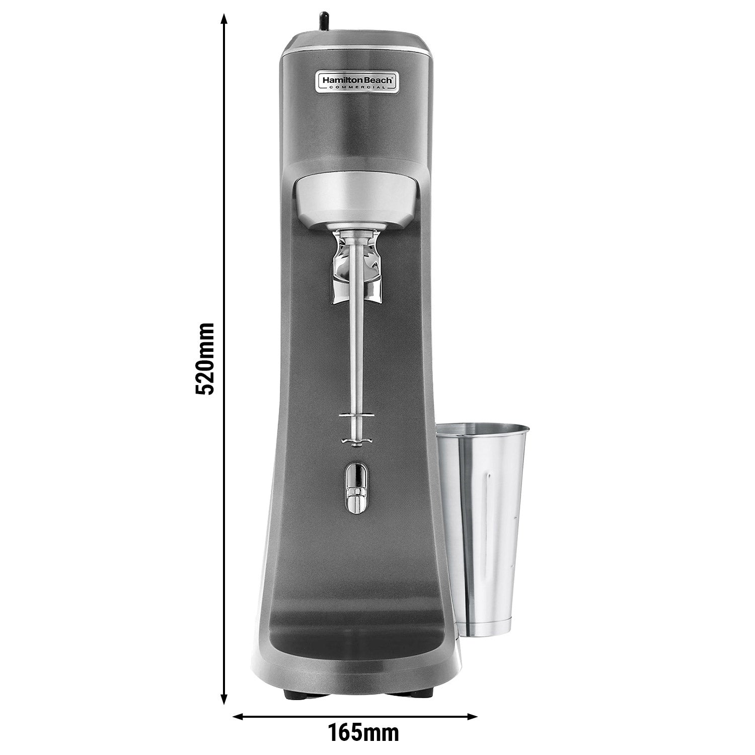 Milkshaker - 1 omrører - 0,75 liter