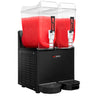 Slush ice maskine - 2x 12 liter - 984 W - Sort