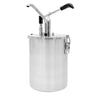 Sauce/doseringsdispenser - 8 liter - med beholder og justerbar dosering