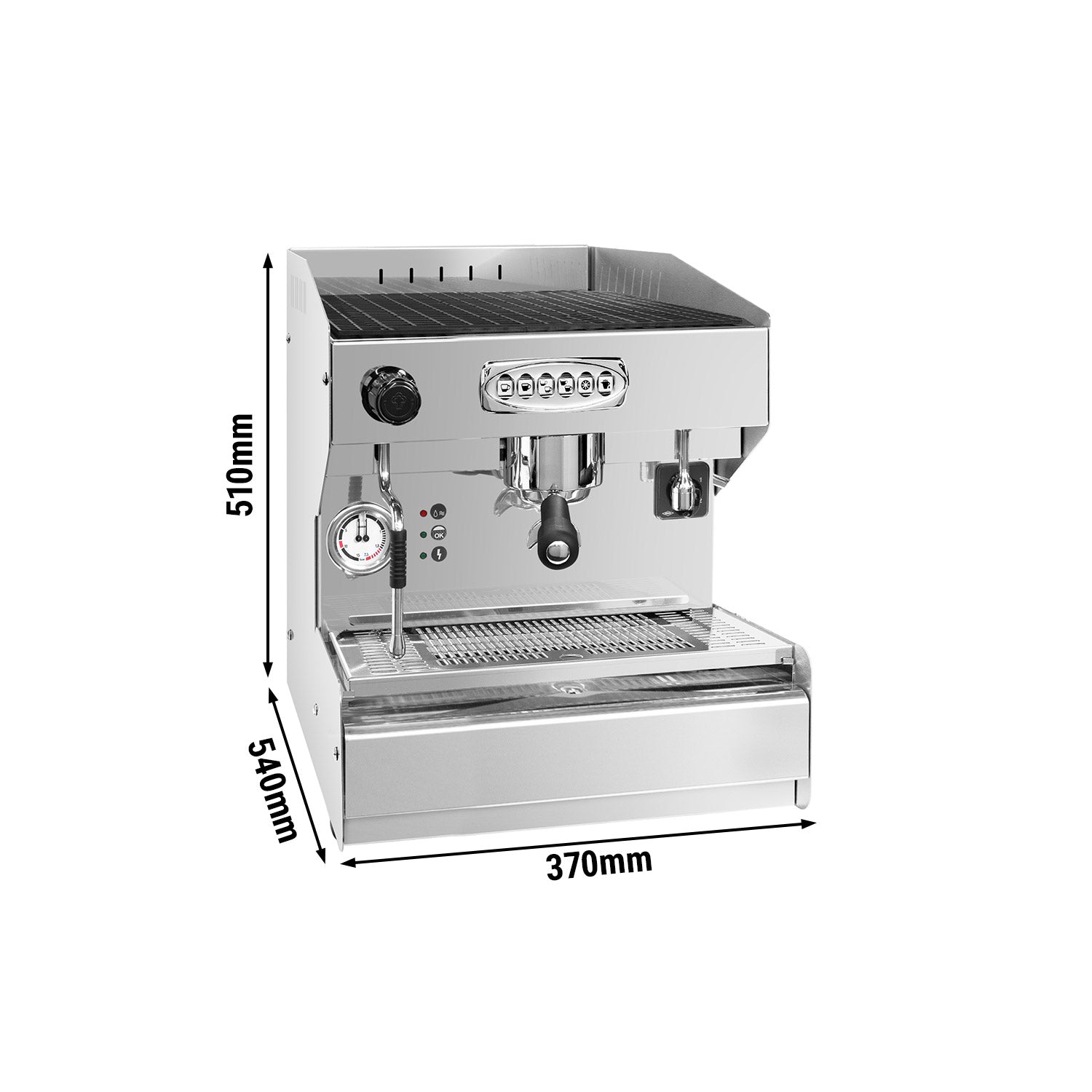 Allegro Auto 1GR - portafilter/espressomaskine - 1 gruppe