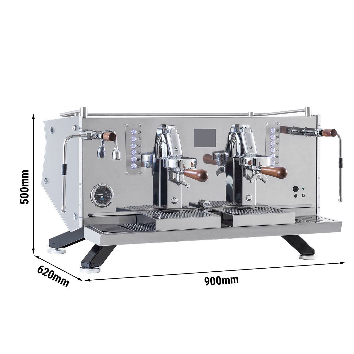 Suprema Multi 2GR - Portafilter/espressomaskine - 2 grupper - Separat temperaturregulering