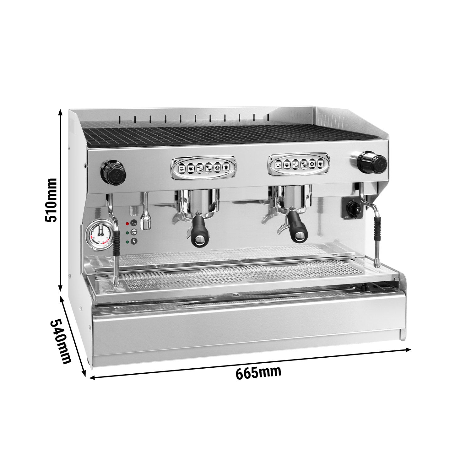 Allegro Auto 2GR - portafilter/espressomaskine - 2 grupper