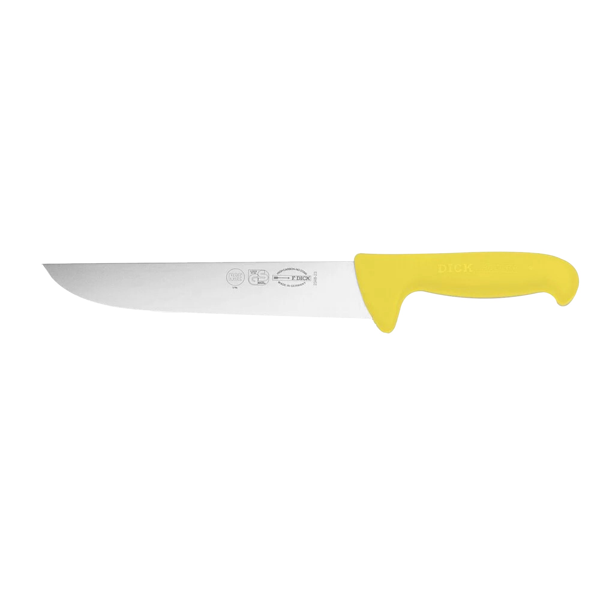 F. DICK Stick-kniv med gult håndtag - 18 cm