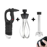 Stavblender inkl. blenderstav 250 mm & piskeris - 450 watt - med trinløs hastighedsregulering