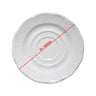(24 stk.) CLASSICO - Firkantet - 160x160 mm - Hvid
