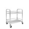 Serveringsvogn - 805x460mm - med 2 hylder og afstivning
