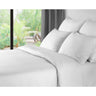 (10 stk) Elegant damask dynebetræk Sydney - 80 x 60 cm - hvid