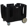 Tallerkendispenser - uopvarmet - 1100x710x800 mm - med hjul - til Ø180-325 mm - 180-400 tallerkener