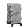 Termoboks - frontlæsser - 2x180 Liter - til 24x GN 2/1