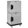 2x Thermobox - 58 Liter | Isoleret kasse | Polibox | Hold varm kasse - inkl. transportvogn