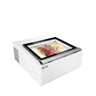 Borddisplay til is - 670 x 750 mm - Hvid