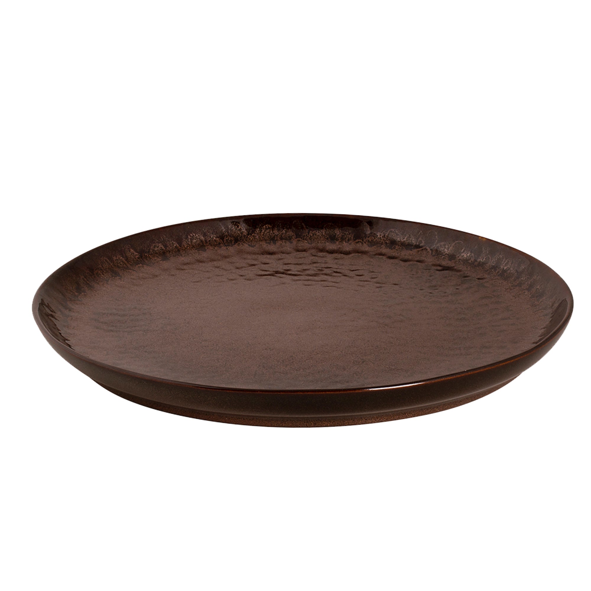 (6 stk.) BAMA COPPER - Flad Tallerken - Ø 27 cm - Kobber