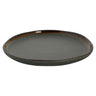 (6 stk.) DAVIDE - Flad tallerken - Ø 22 cm - Brun