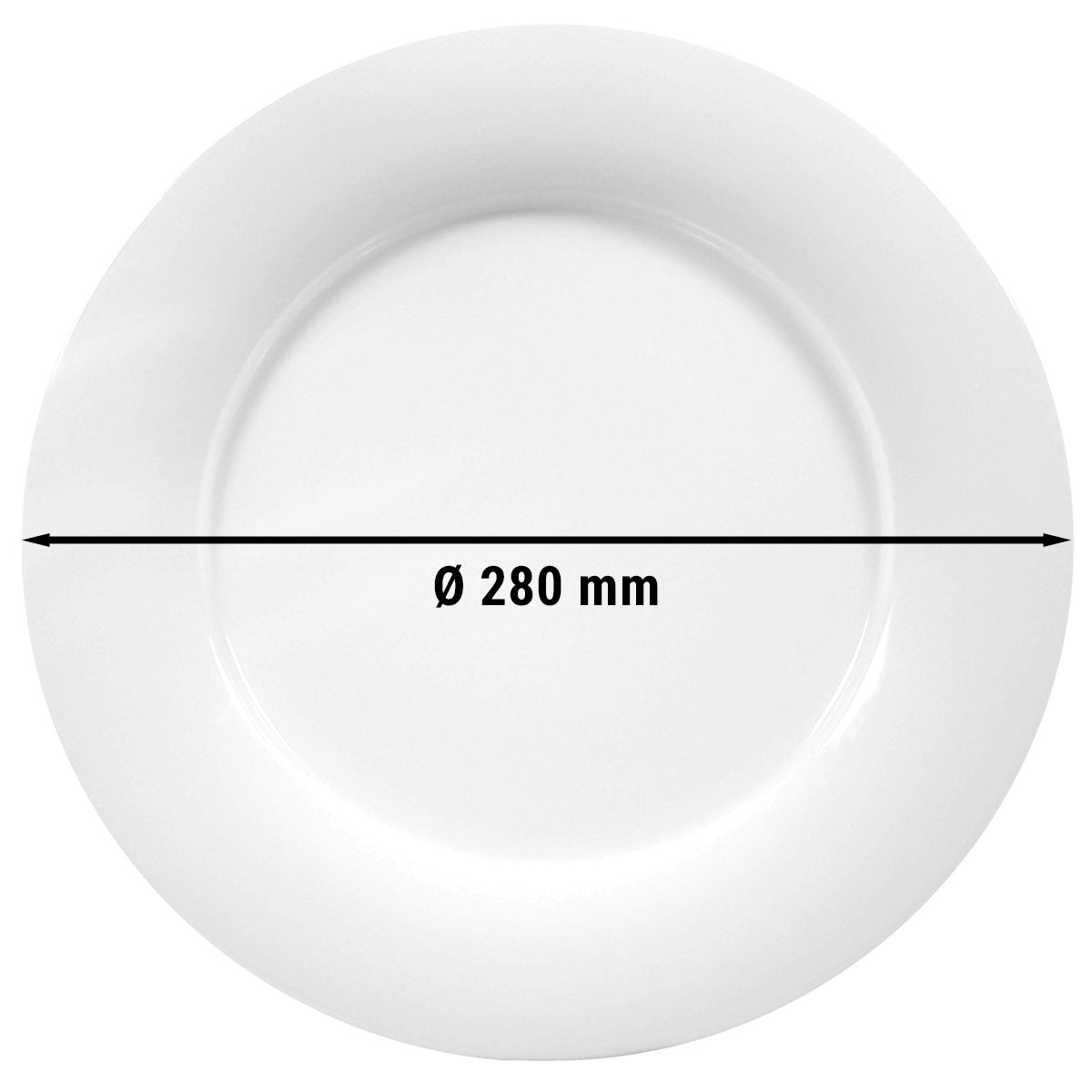 (6 stk.) Seltmann Weiden - Plade flad - Ø 28 cm