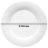 (6 stk.) SELTMANN WEIDEN | Plade flad - Ø 30 cm