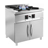 Gaskomfur - 800x700x850 mm - 24,0 kW - 1 brændere - fritstående - med underskab med 2 døre