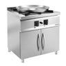 Gaskomfur - 800x700x850 mm - 24,0 kW - 1 brændere - fritstående - består af Tantuni‑pande og underskab med 2 døre