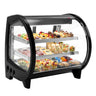 kølemontre Tisch - buet glas - med 2 glashylder - 188 liter - 718 mm - 2 glasskydedøre - dobbeltglas