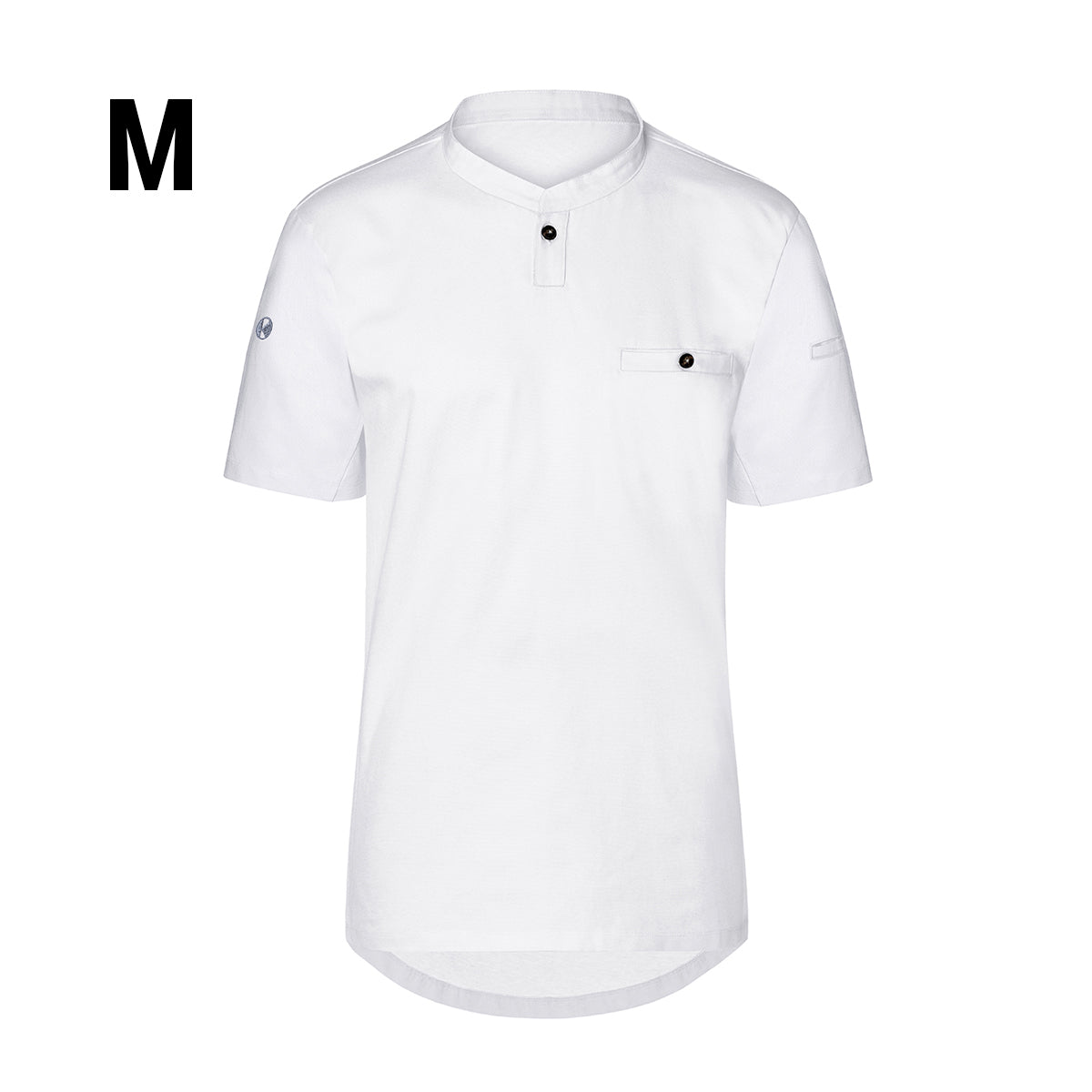 (6 stk) Karlowsky - Kortærmet arbejdsskjorte til herrer Performance - Hvid - Størrelse: M