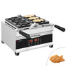 Professionel tarteletmaskine - 1,6 kW - med taiyaki-fisk tarteletform 3 stk.