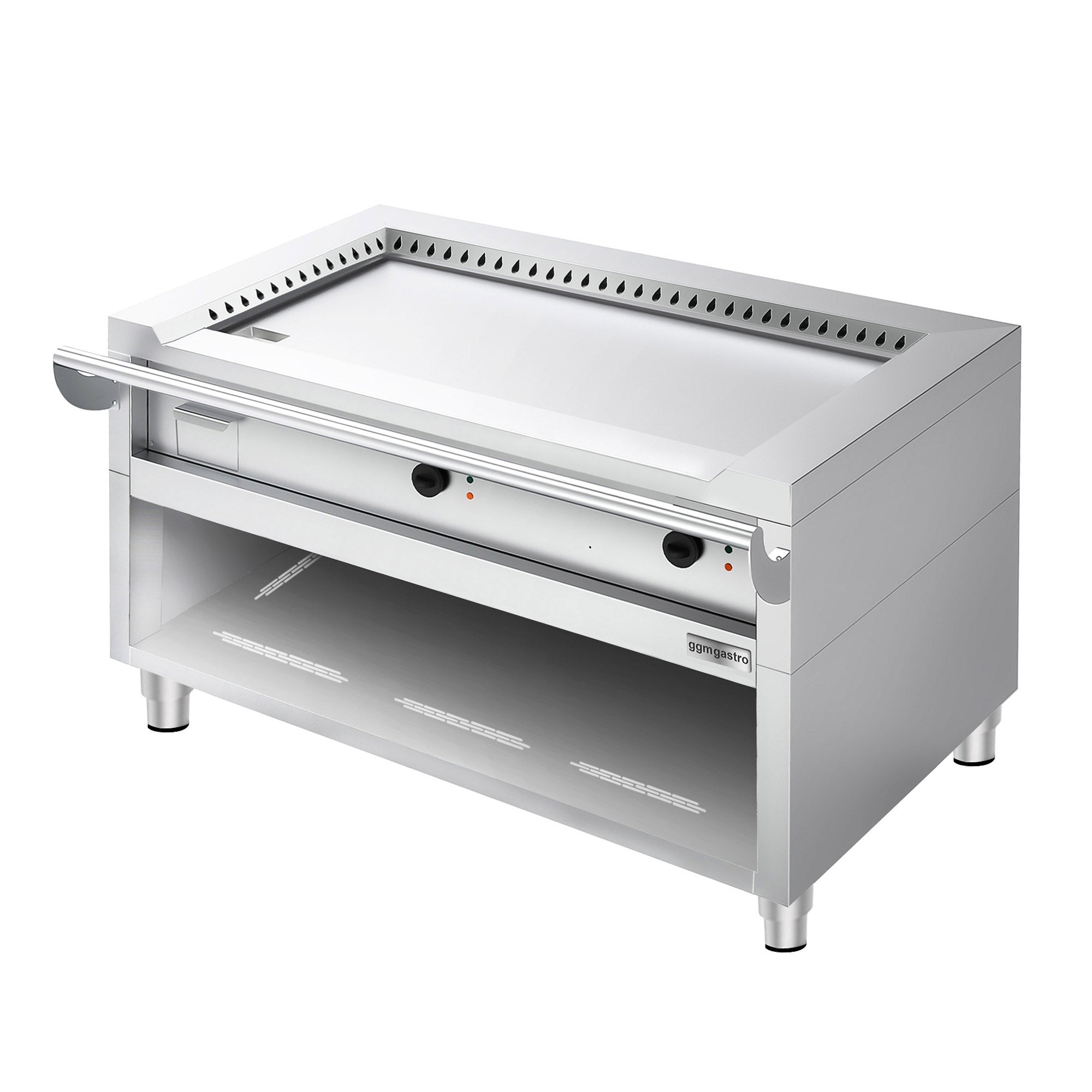 Gas Teppanyaki-grill - 8,5 kW - Glat grillplade - Fronttilberedning