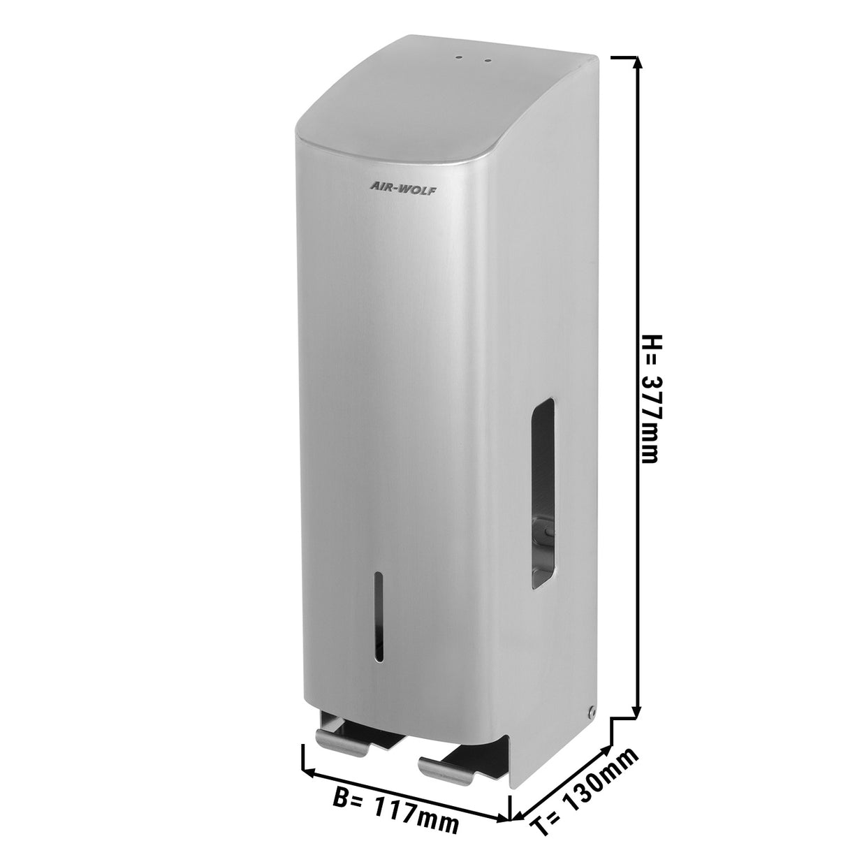AIR-WOLF - Toiletpapir dispenser - til 3 husholdningsruller