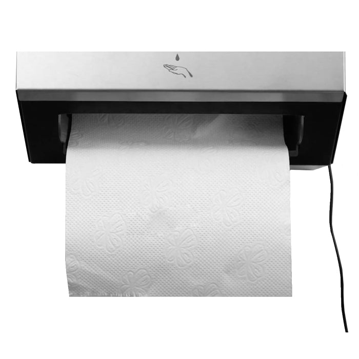 Berøringsfri papirhåndklæde dispenser - rustfrit stål