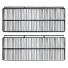 (2 stk.) Bæregitter - 790x320 mm - sort - passer til barkølebord BKTLG220S & BKTG220S