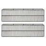 (2 stk.) Bæregitter - 1230x320 mm - sort - passer til barkølebord BKTLG320S & BKTG320S