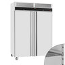 Fryseskab Rustfri Stål ECO - 1200 Liter - med 2 Døre