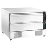 Lavt Fryse-Skuffeskab - med 2 skuffer - 1,23 m - til GN 1/1 + GN 2/1 - 227 Liter