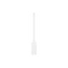 Omrøringsspatel flad - 45 cm - hvid