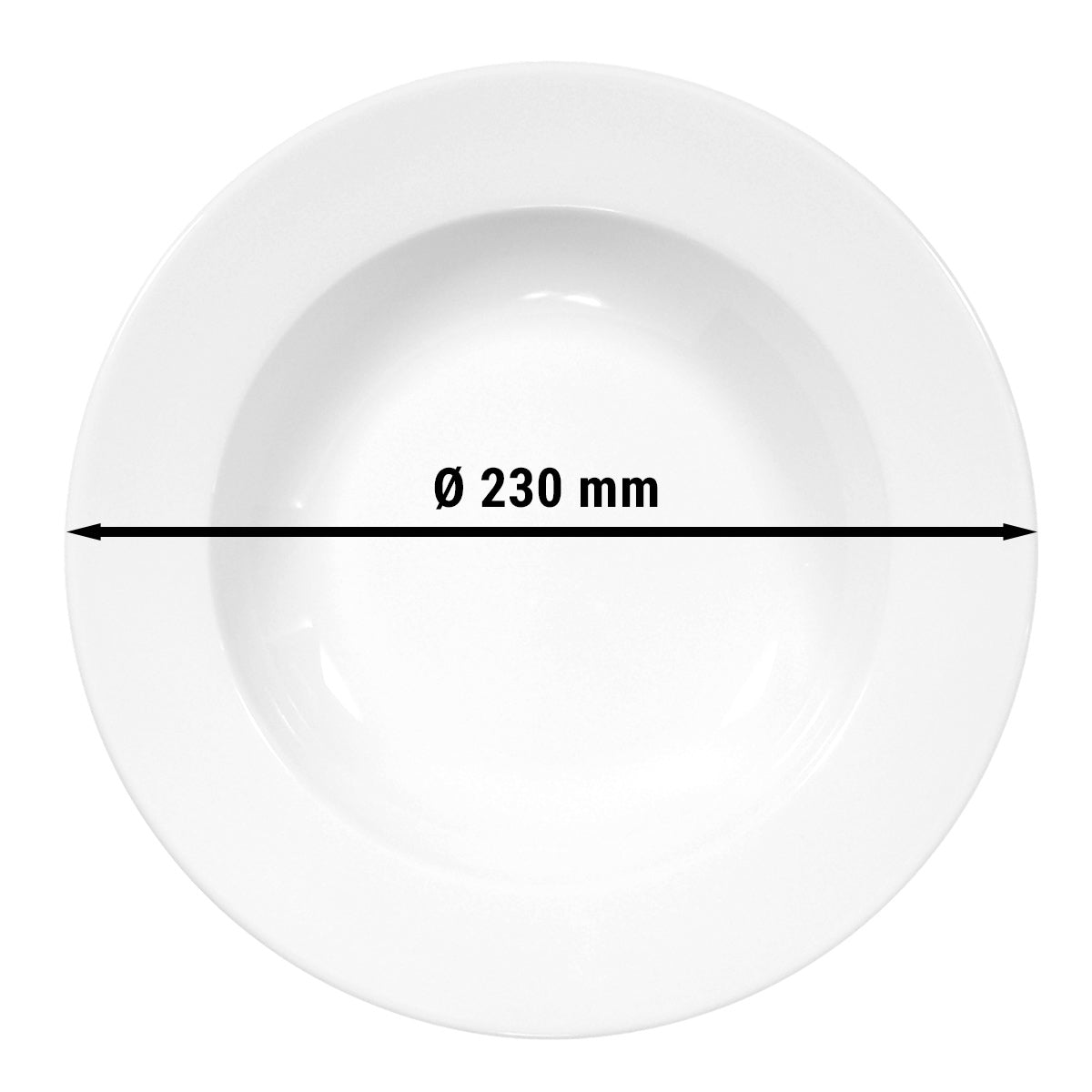 (6 stk.) Seltmann Weiden - Dyb tallerken - Ø 23 cm