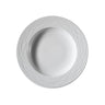 (24 stk.) SEA WAVE - Tallerken - dyb - Ø 230 mm - Hvid