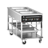 Bain marie/Vandbad -  termovogn - 3 x GN 1/1 - bassinets temperatur kan justeres separat