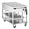 Bain marie/Vandbad -  termisk vogn - 3 x GN 1/1