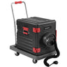 Thermobox – frontåbning – 63 liter – opvarmet – 1 kW – til 12 stk. GN 1/1 – inkl. transportvogn