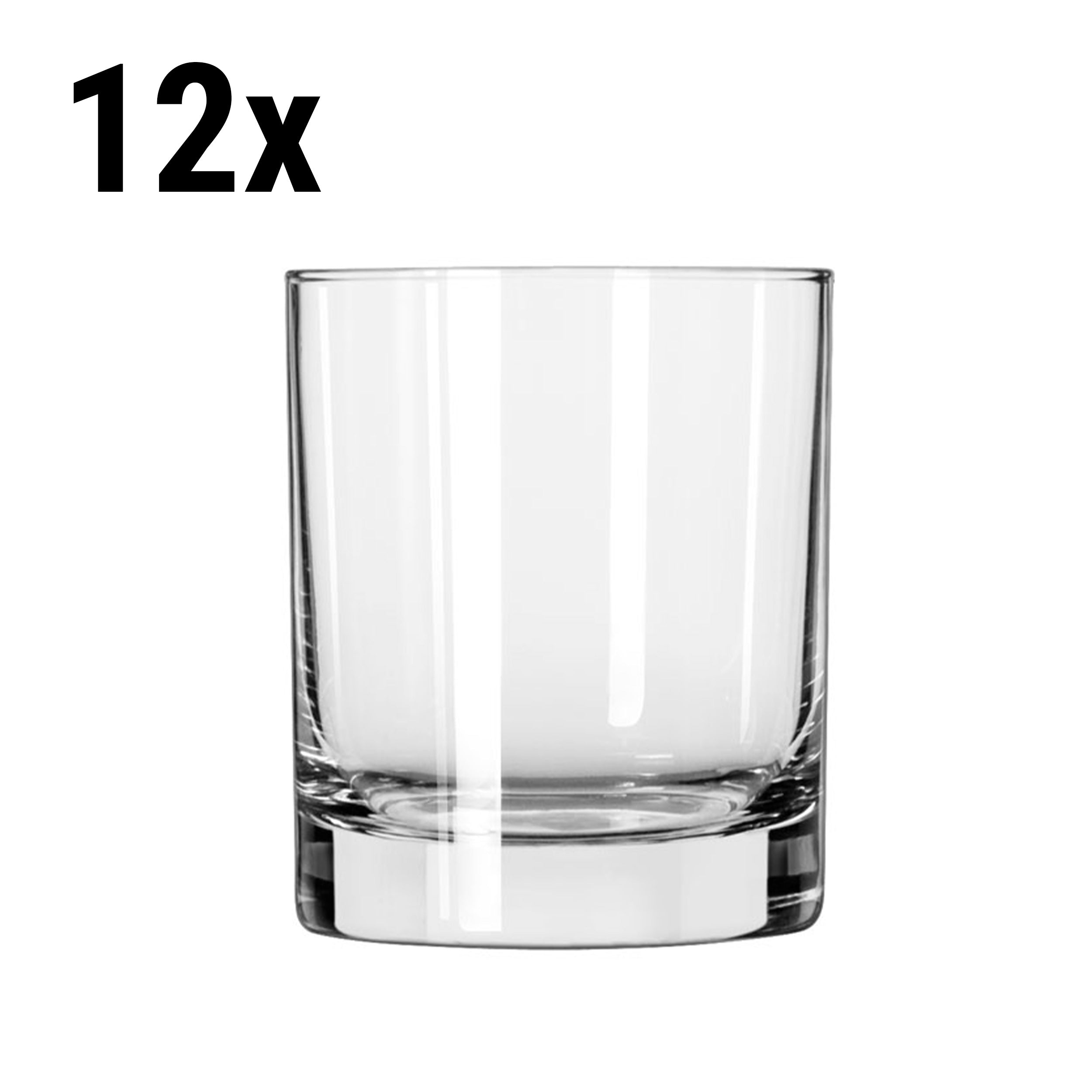 (12 stk.) All Purpose Drikkeglas - CHICAGO - 207 ml - Transparent