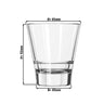 (12 stk.) All Purpose Drikkeglas - SAO PAULO - 207 ml - Transparent