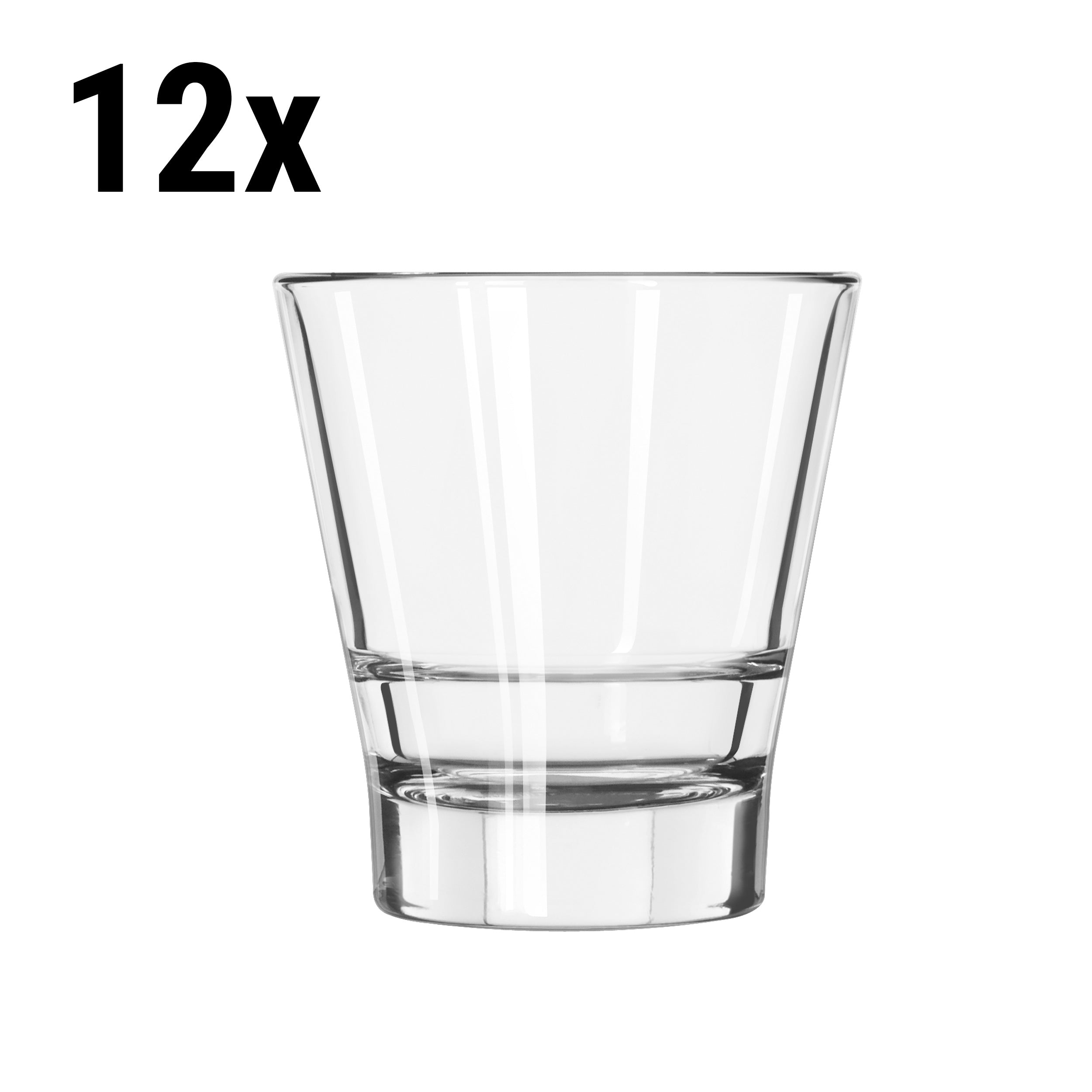 (12 stk.) All Purpose Drikkeglas - SAO PAULO - 355 ml - Transparent