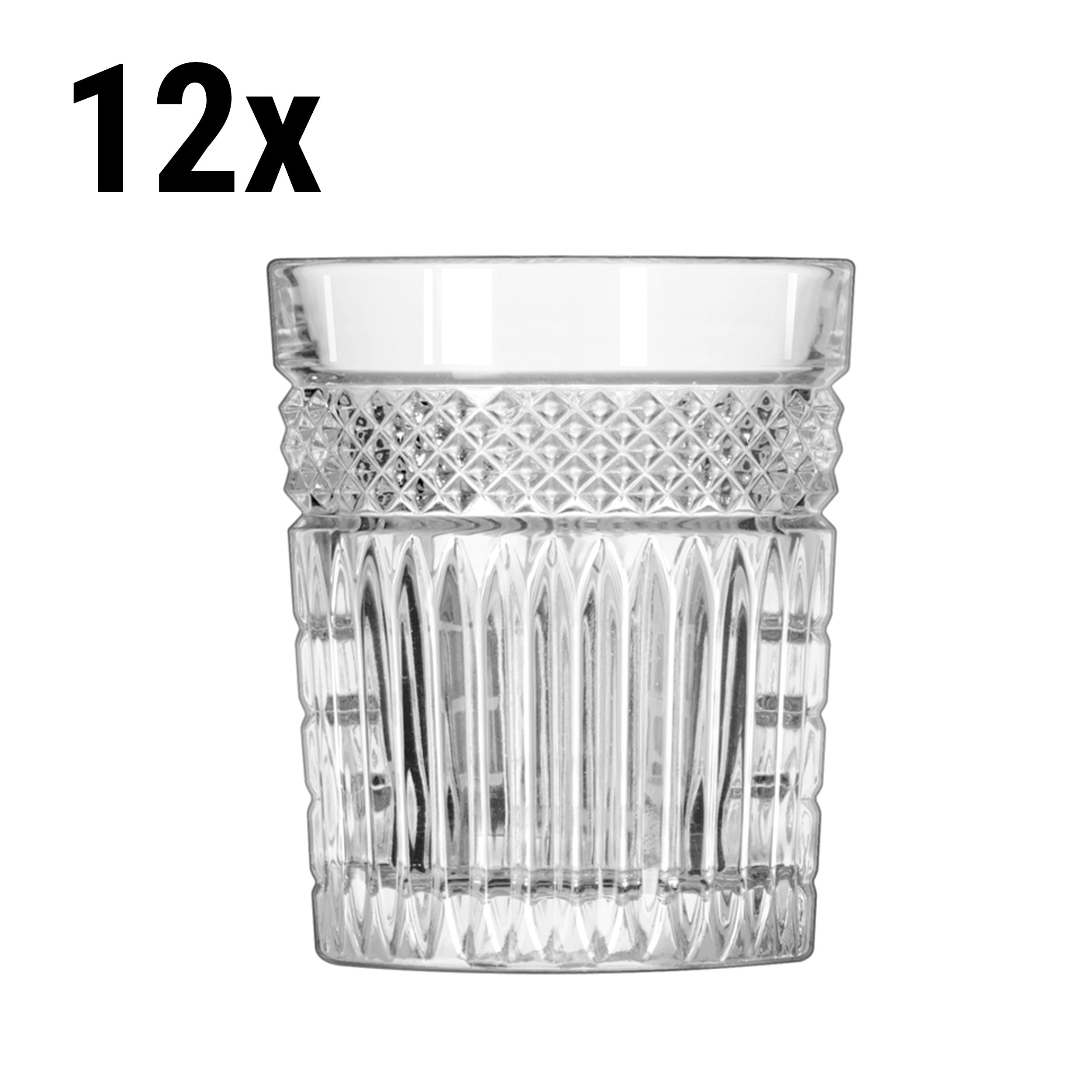 (12 stk.) ROME - All Purpose Drikkeglas - 35 cl - Transparent